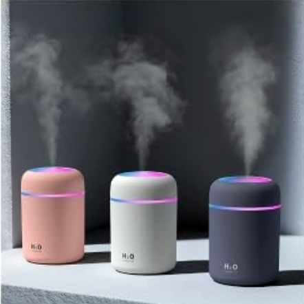MINI HUMIDIFICADOR H2O- PORTÁTIL USB LED